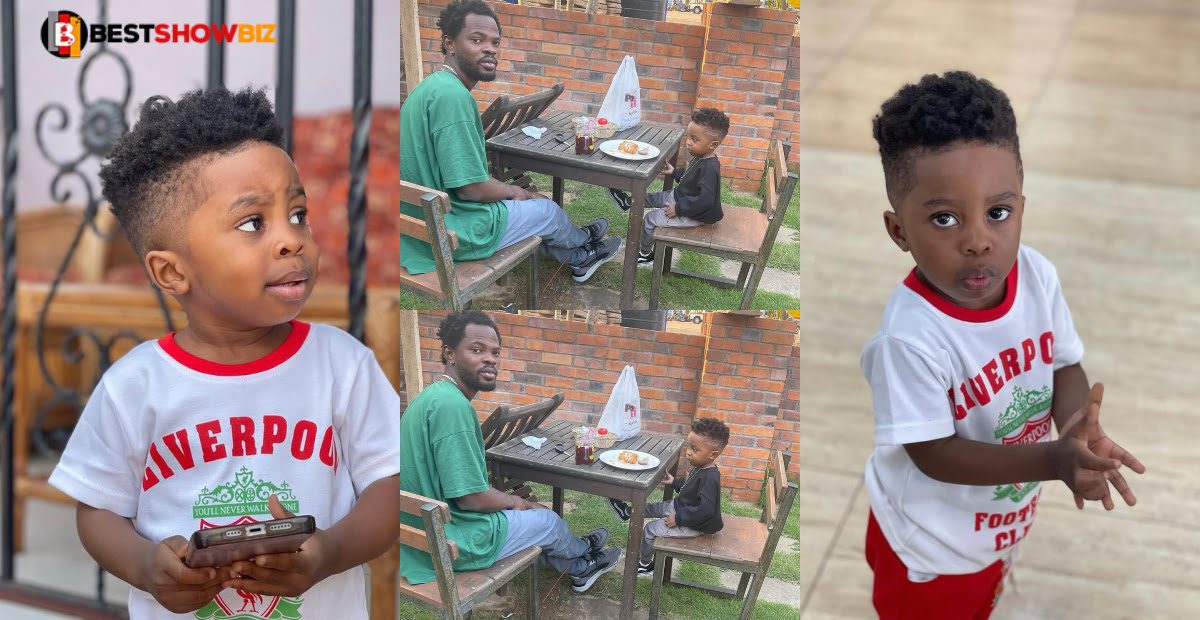 See photos of Fameye's handsome son who is growing up fast (photos)