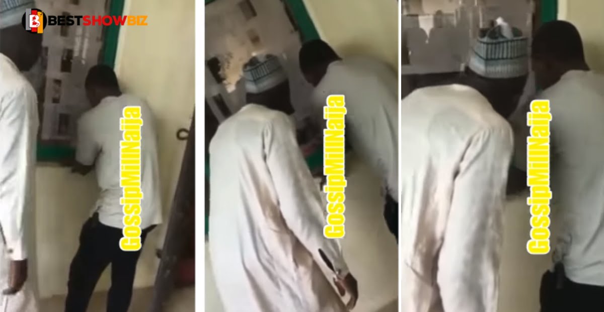 Asem Aba: Father Follows Son To Check His Result On School’s Notice Board (Video)