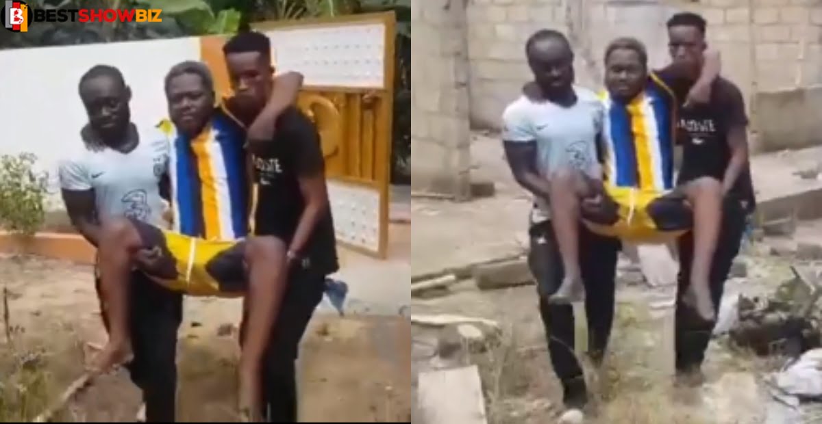 So sad; Kumawood movie producer Frank Fiifi is now very sick and unable to walk, see video