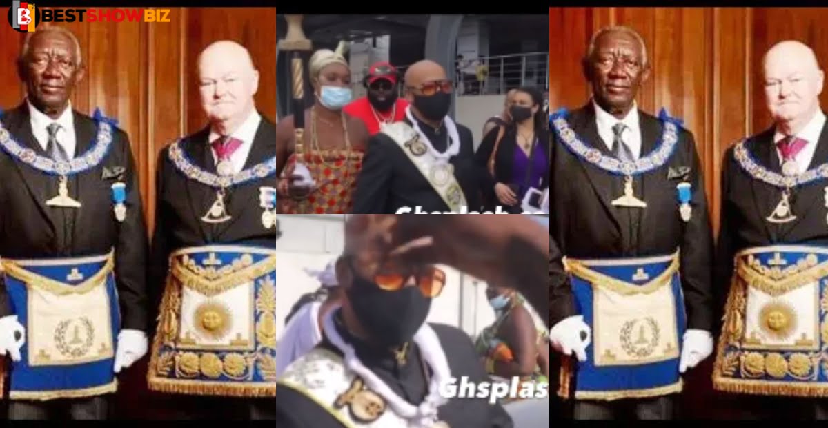 Grandmaster of Freemason spotted in Ghana to celebrate the Homowo Festival