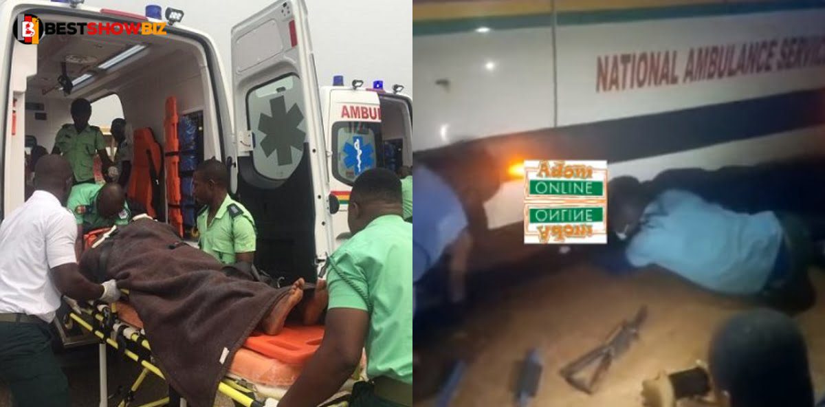 Too Bad(Video): moment ambulance carrying patient gets stuck in the mud on bad road