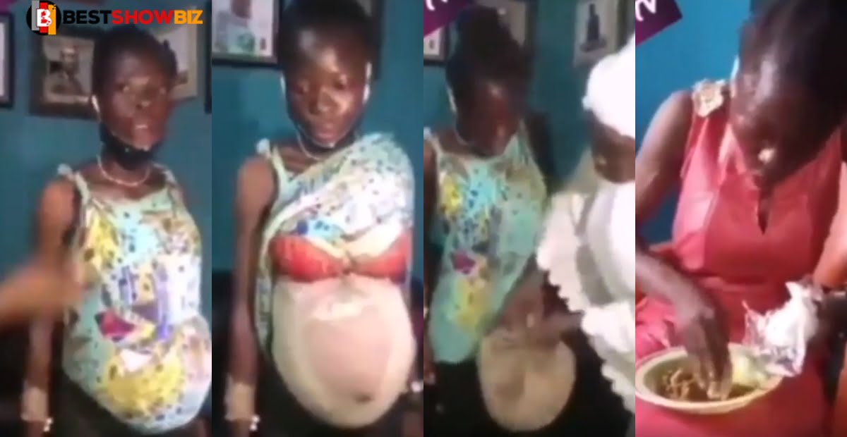 Another lady 'caught' for faking pregnancy - Video drops