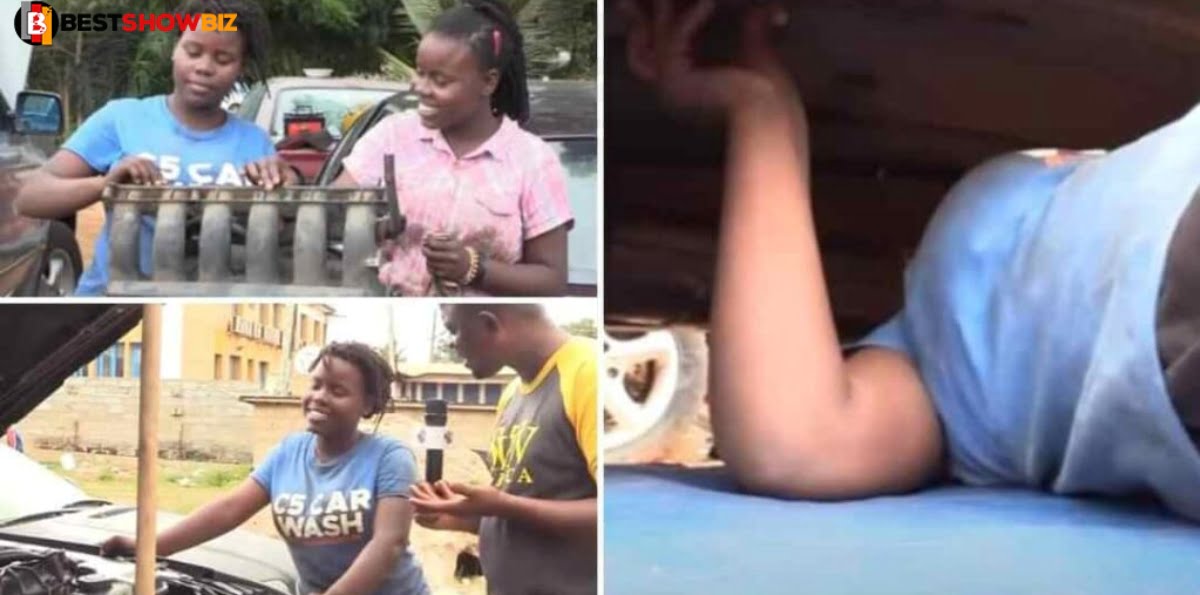 Meet the 14 years old twin girls who dropped out of school to become mechanics, they claim they were born to do this.
