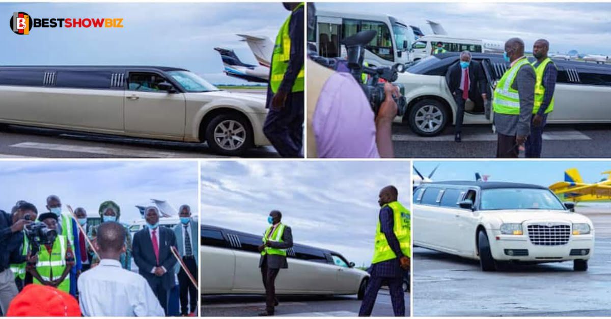 Poor member's money: Netizens react as Pastor arrives in an expensive Limousine car - Photos