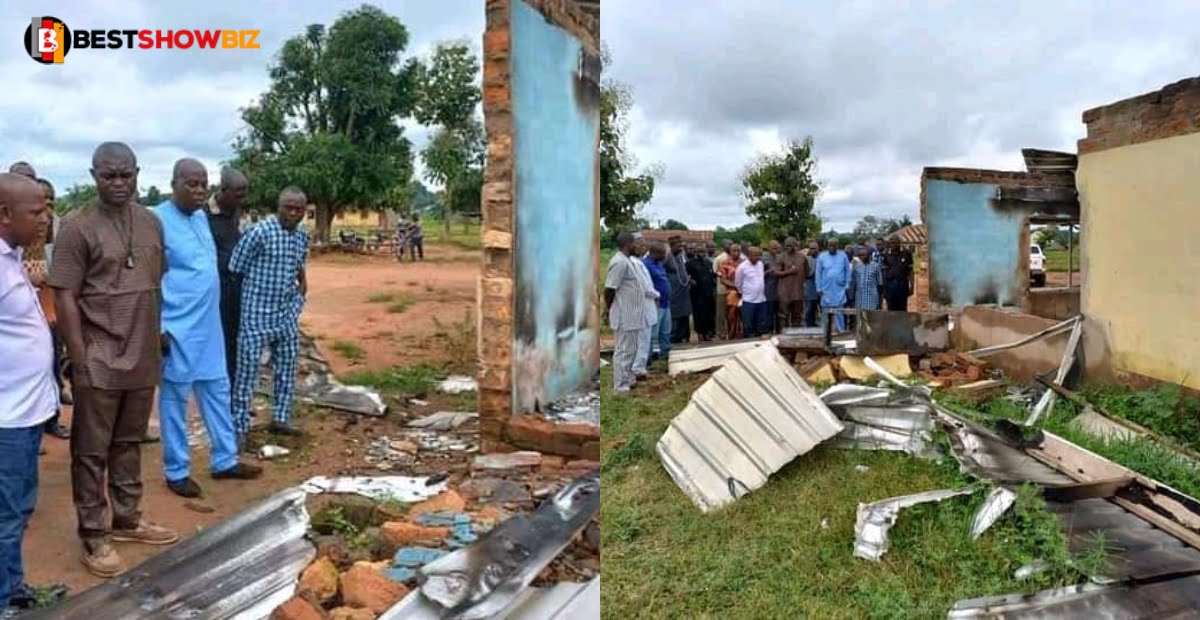 SHS students burn the house of headmaster after he failed to register them for wassce