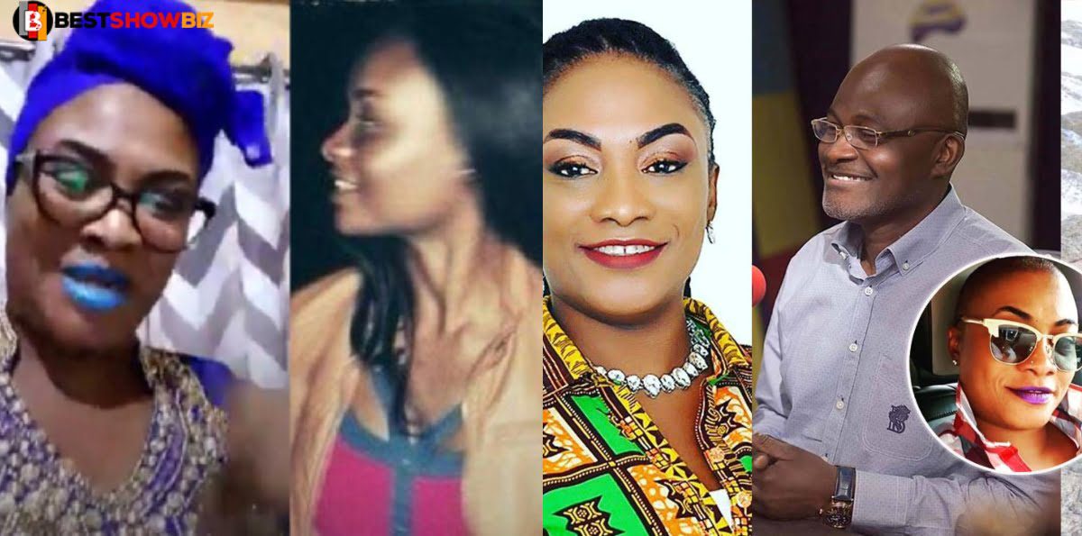 New video of Kennedy Agyapong's baby mama raining curses on him surfaces