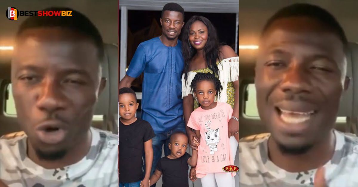 Kwaku Manu finally reacts to reports that he has divorced his wife with whom he has 4 kids with