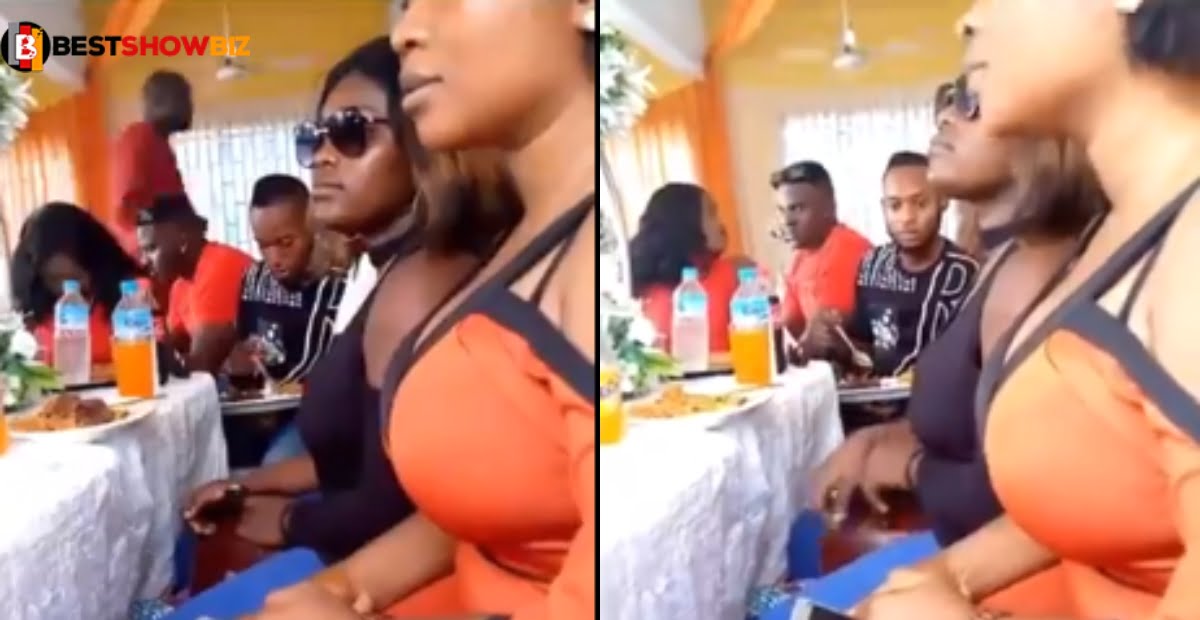 Video of hungry slay queens stealing meat at wedding reception pops up