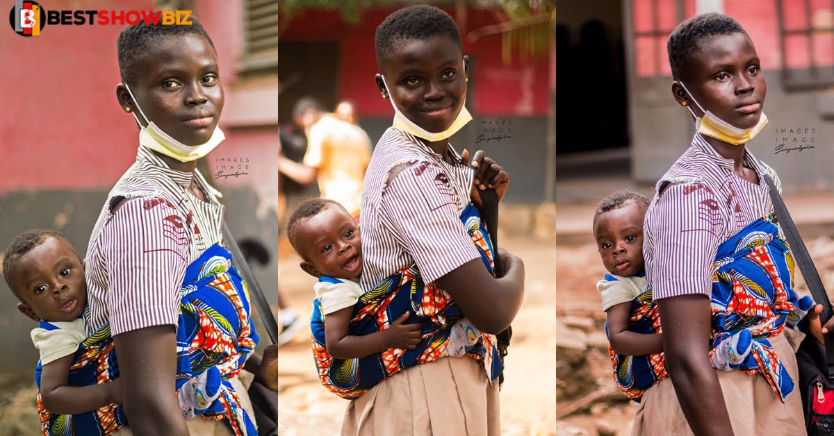 Brave 17 years old girl returns to school 10 months after giving birth