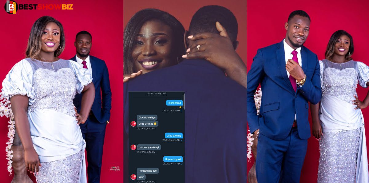 "I sent him a message in his DM, now we are happily married"- Lady shares screenshots of how she sent her husband message on social media