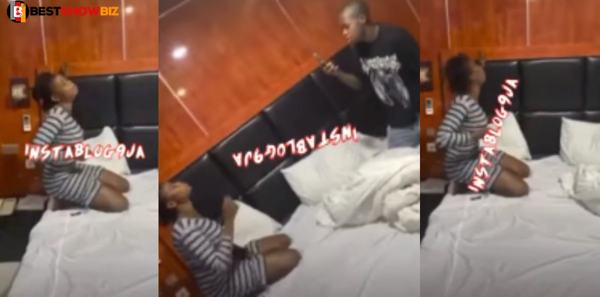 Watch the moment Ash@wo started speaking in tongues while in bed with client - Video