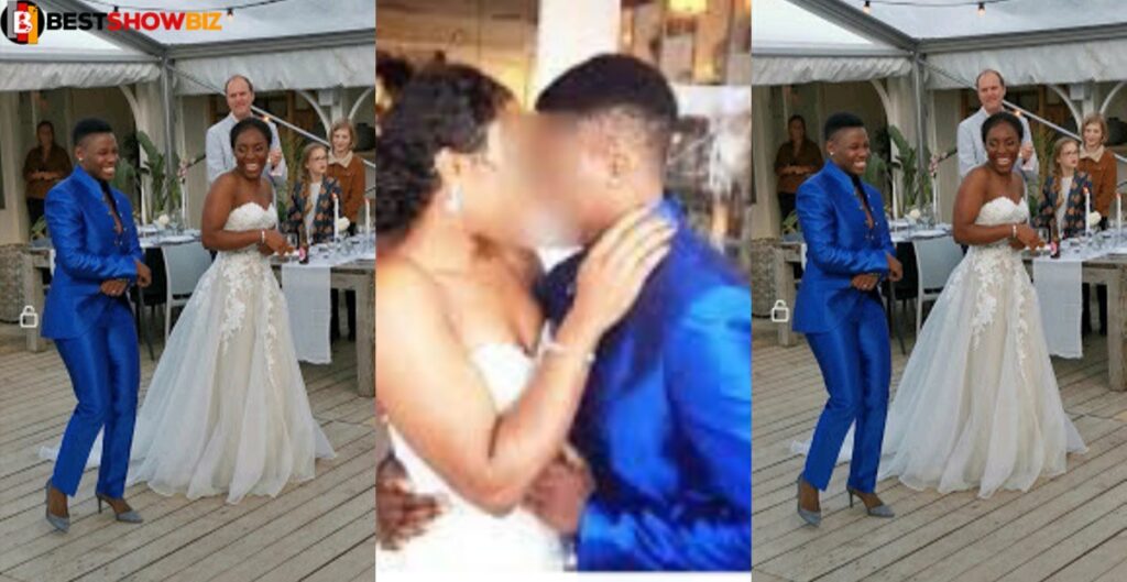 Another Lesbian couple who recently got married in a colorful ceremony trends online (photos)