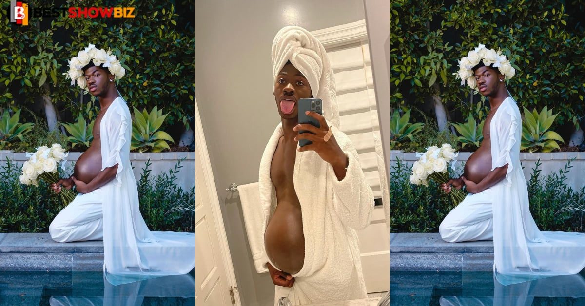 American male rapper, Lil Nas pregnant: drops baby bump photos and videos