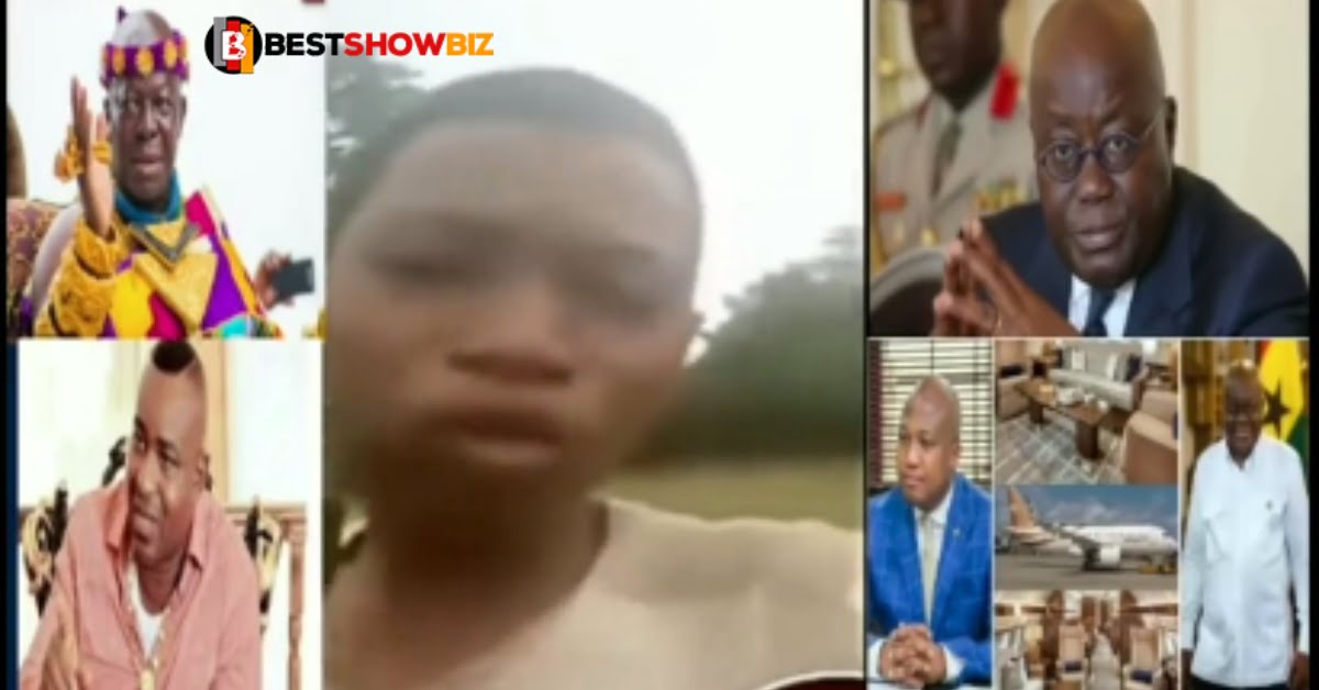 D!srespectful 16 years old boy brutally !nsults the president and Asantehene (video0