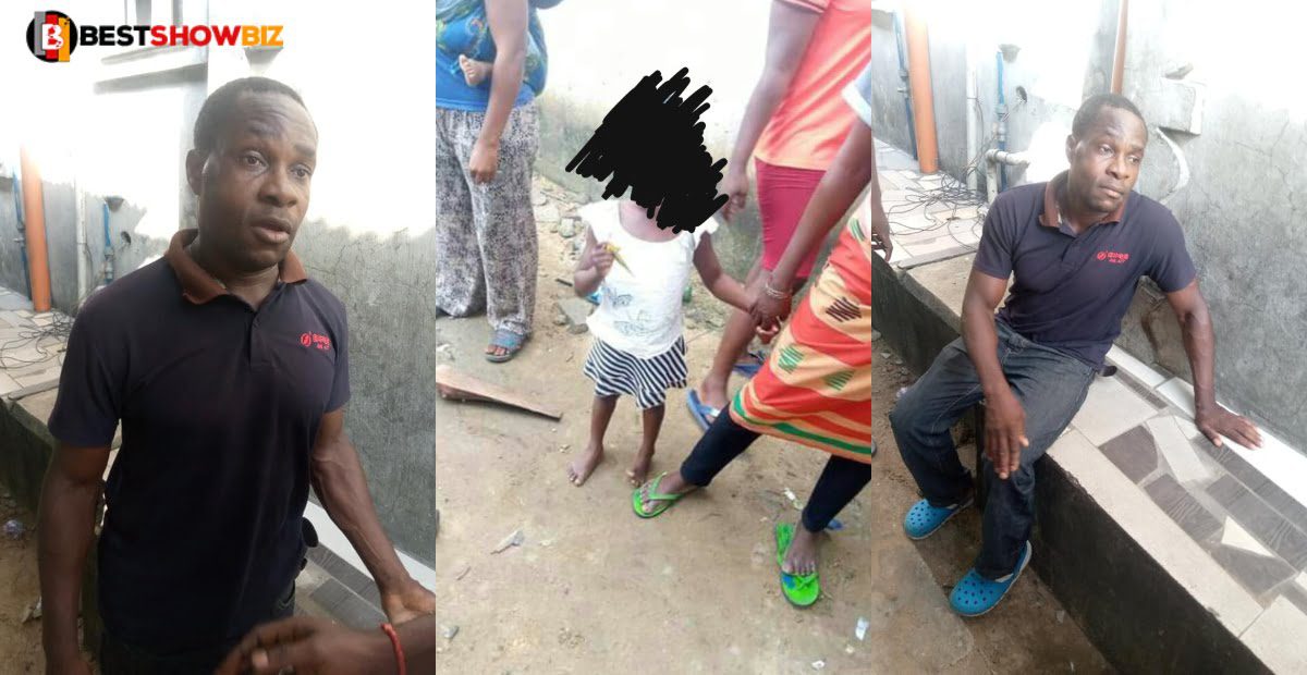 Man arrested for sleeping with his neighbor's young daughter (photos)