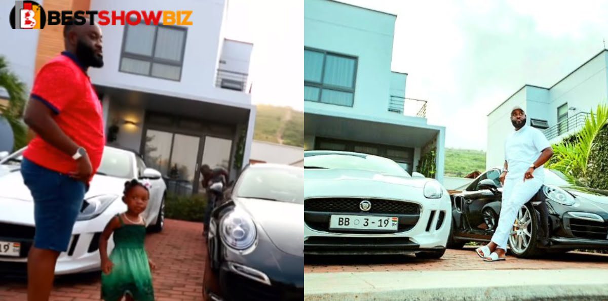 Meet Pastor BB Frederick, one of the richest pastors in Ghana, see his cars and mansions