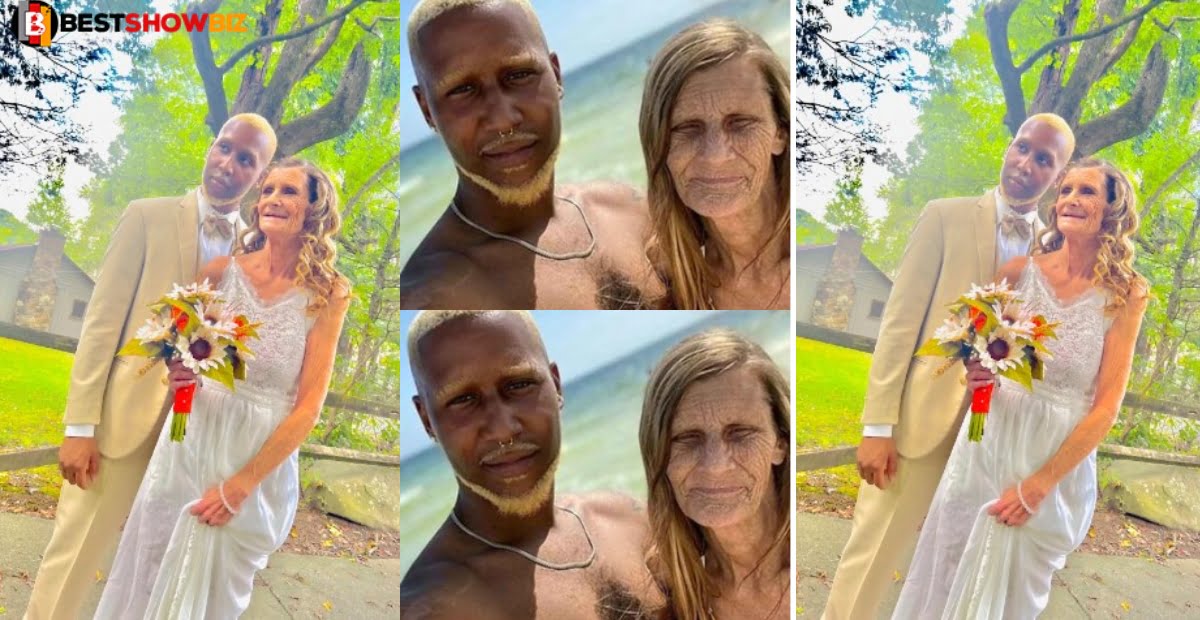 Love or Money? 24 years old man weds 61 years old grandmother in a private wedding (photos)