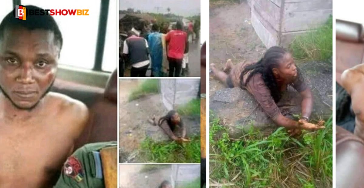 What a wicked world: Sakawa Boy Caught Whiles Trying To cút his Girlfriend's hẻad