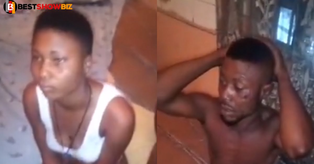 Video: Father caught red-handed ch0pping his own teen daughter