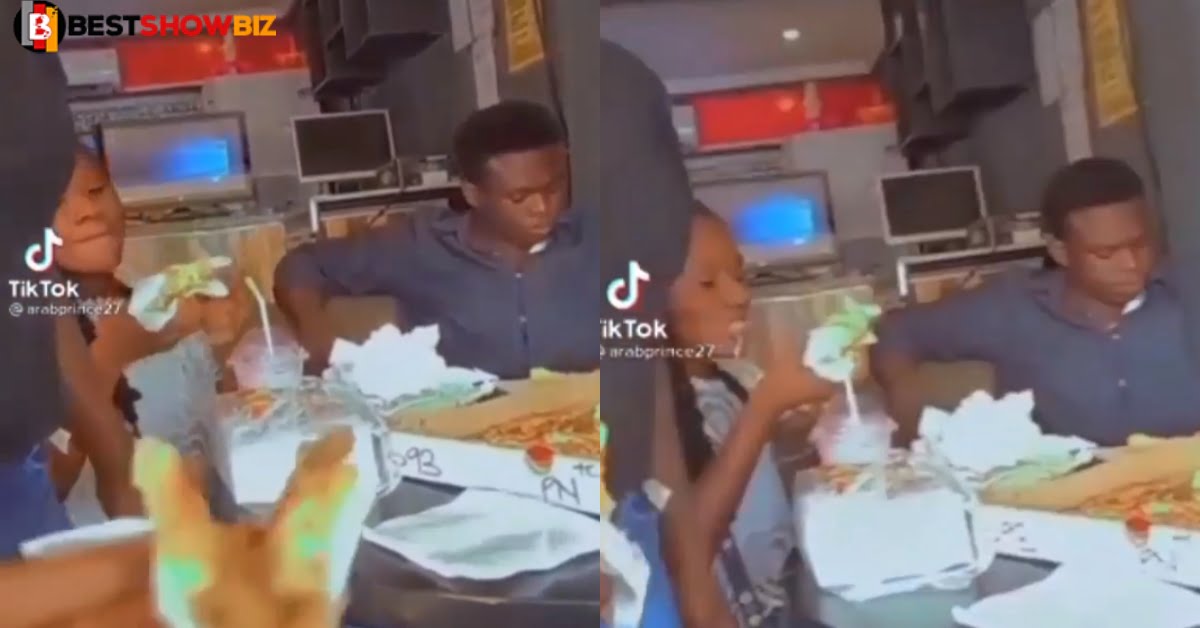 Video: Young man gets angry after lady showed up on a date with friends to spend all his money