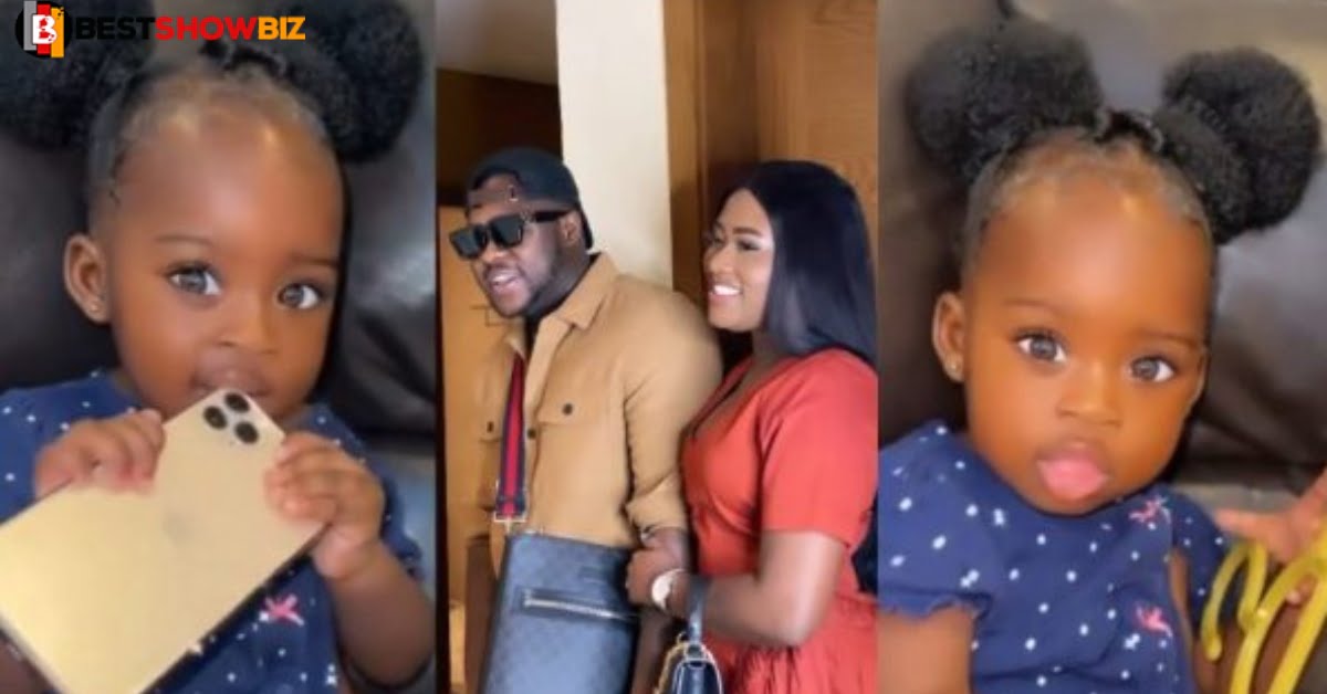 Medikal and Fella Makafui buys iPhone 11 for their one-year-old daughter as a birthday gift (video)