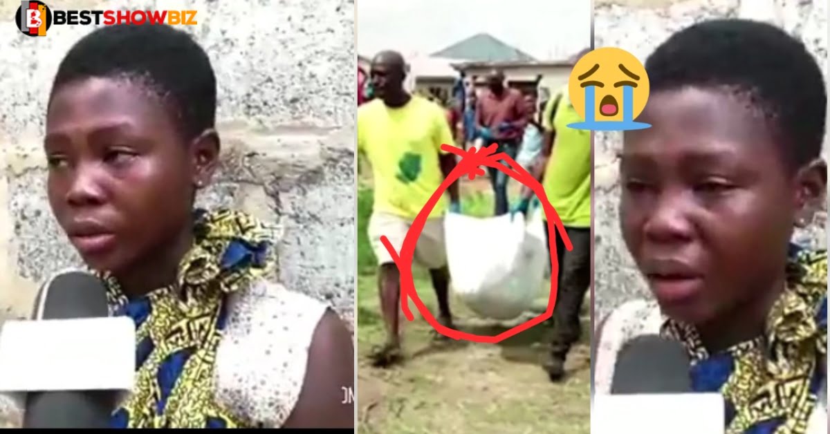 "He put my mom in a bag"- little girl cries as she narrates how a k!ller k!lled her mother