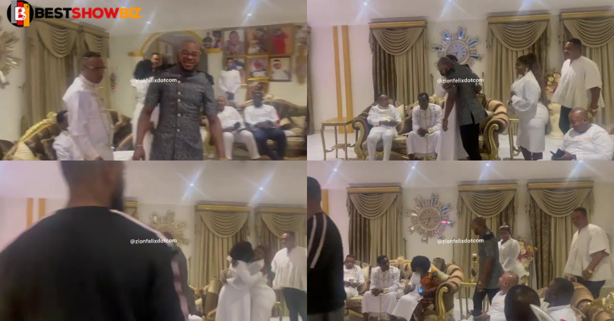 Obinim and his wife Florence makes a shocking appearance at the birthday party of Obofowaa (video)