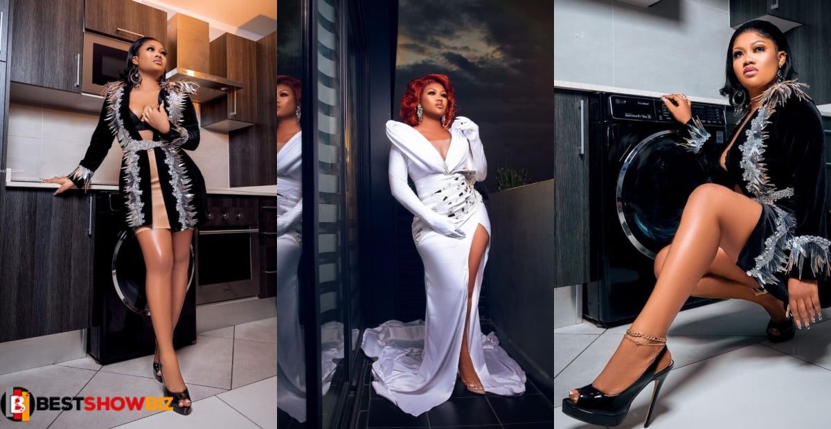 Sandra Ababio storms the internet with hot and beautiful birthday photos