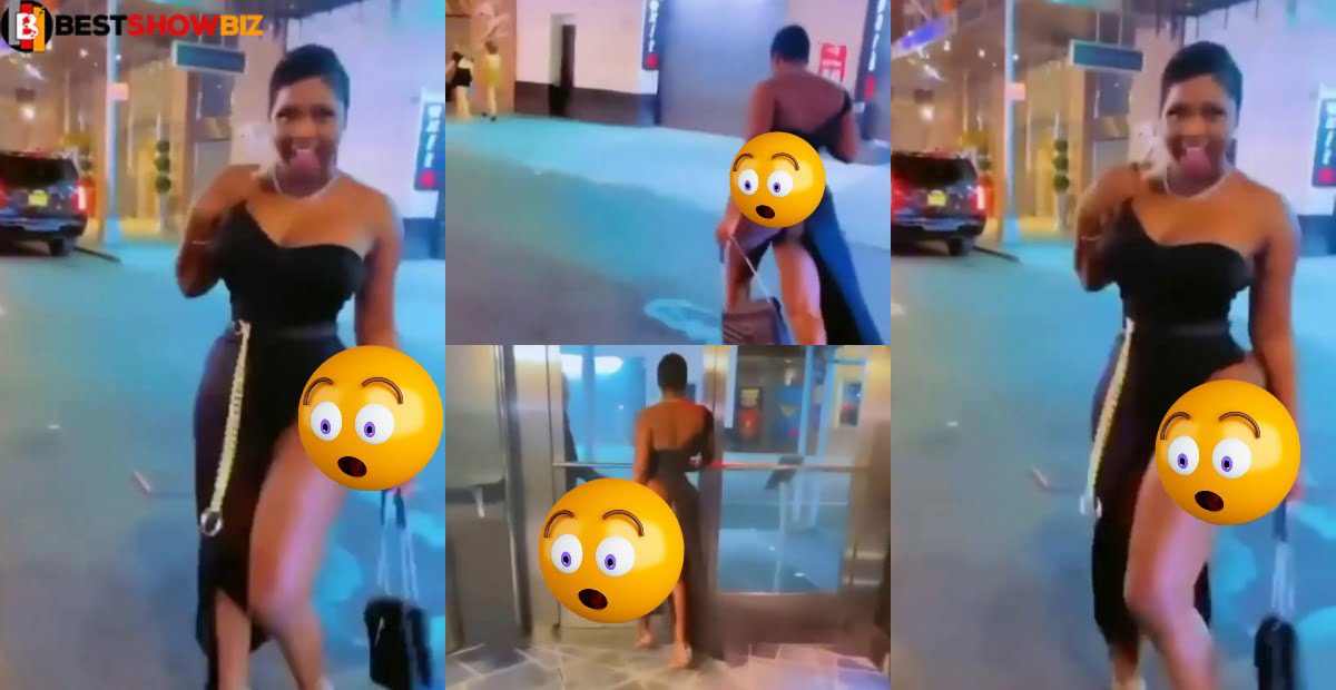 Fashion or mádness? Princess shyngle walks completely náked on the streets of America (video)