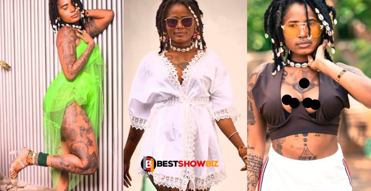 "No man in Ghana can resist my charm"- Musician with both koti and 3tw3 speaks