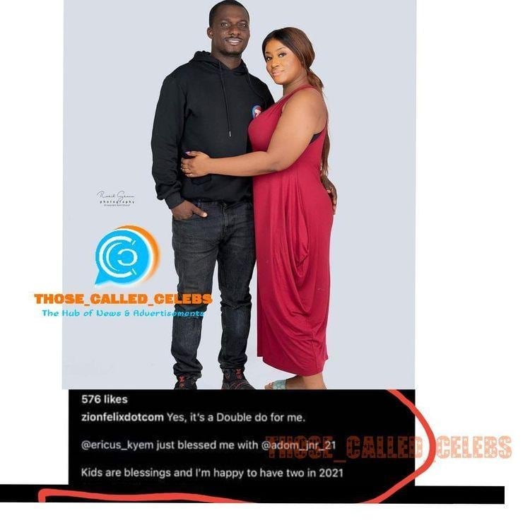Baby mama challenge: Erica also drops beautiful baby bump photos with Zion Felix after Mina's