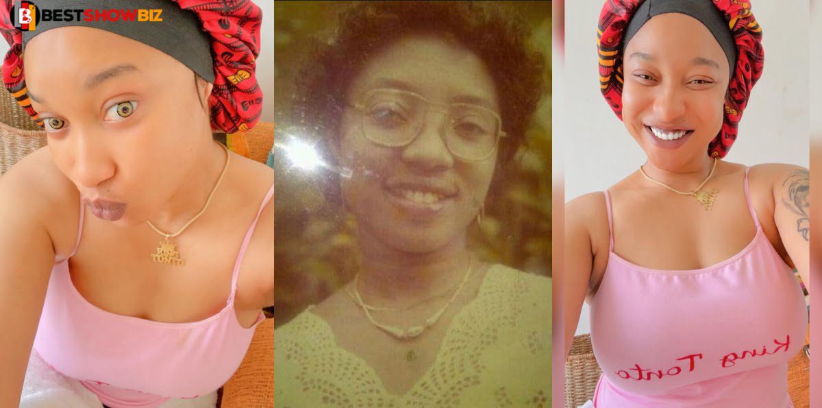 Tonto Dikeh shows off her look-alike mother who died when she was 4-year-old in new photos