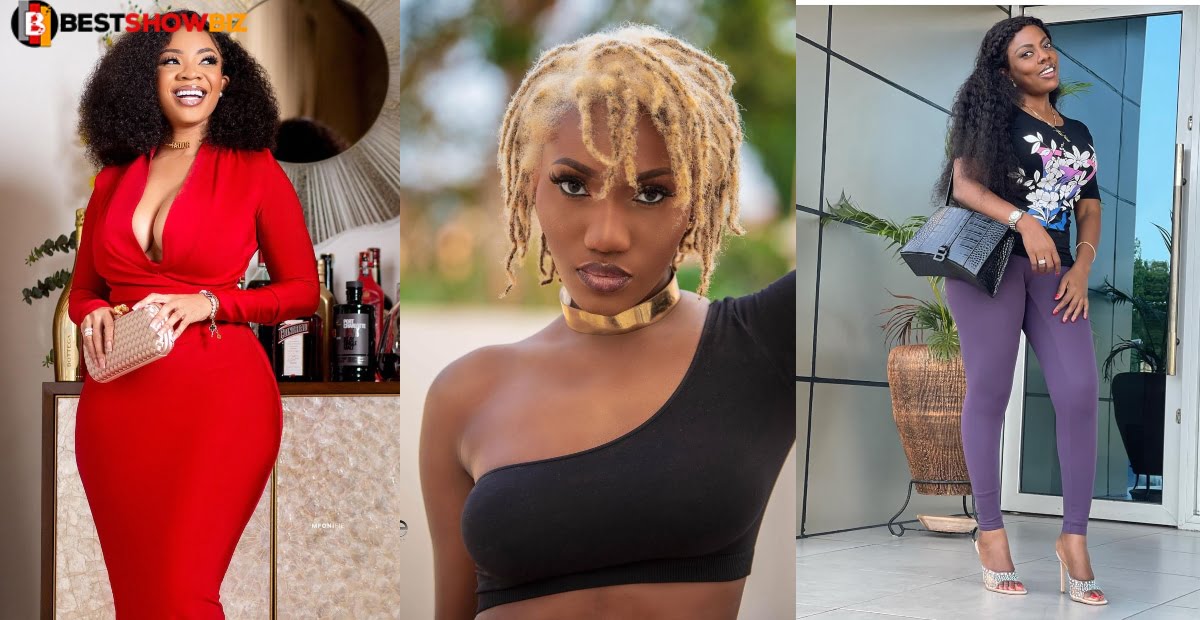 "share your tips on how to get big men in Ghana with young girls"- Wendy shay to Nana Aba, Serwaa Amihere and Abena Korkor