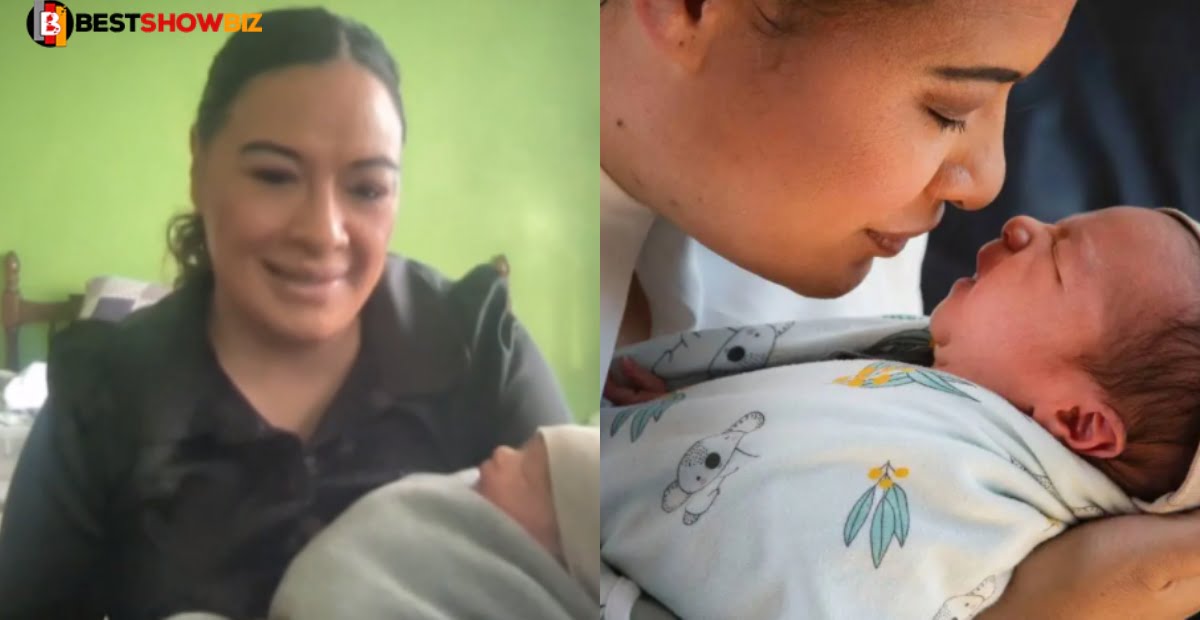 A woman didn't realize she was pregnant until she saw the baby's head coming out
