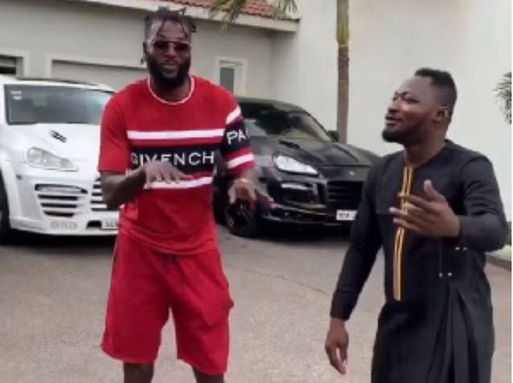 This is Sad: ṳngrateful Funny face їnsults Adebayor after getting two cars and expensive gifts from him. (video)