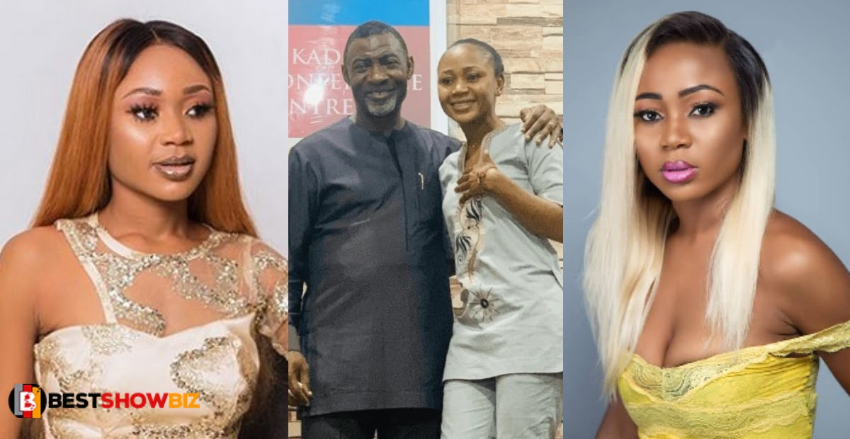 "I am Blessed to receive your anointing"- Akuapem Poloo sends a touching message to Rev. Dr. Lawrence Tetteh