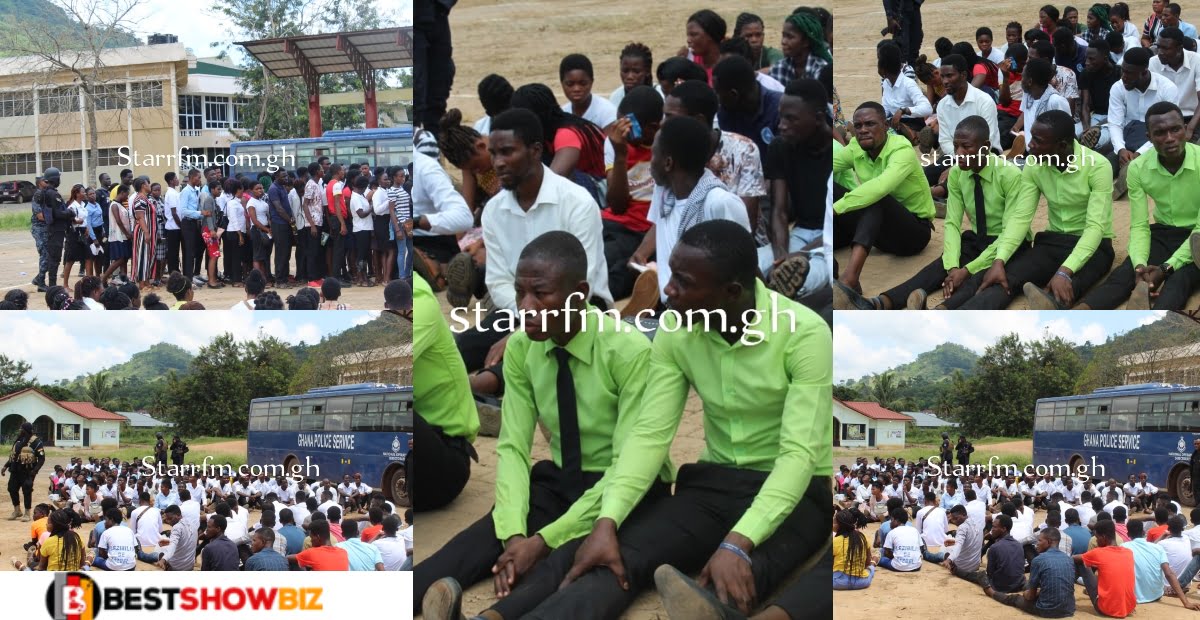 Photos: Police arrest dozens of QNET agents and recruiters for scam in Koforidua