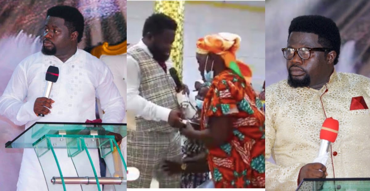 Video: Prophet Ogya Nyame Donates To Poor People In His Church