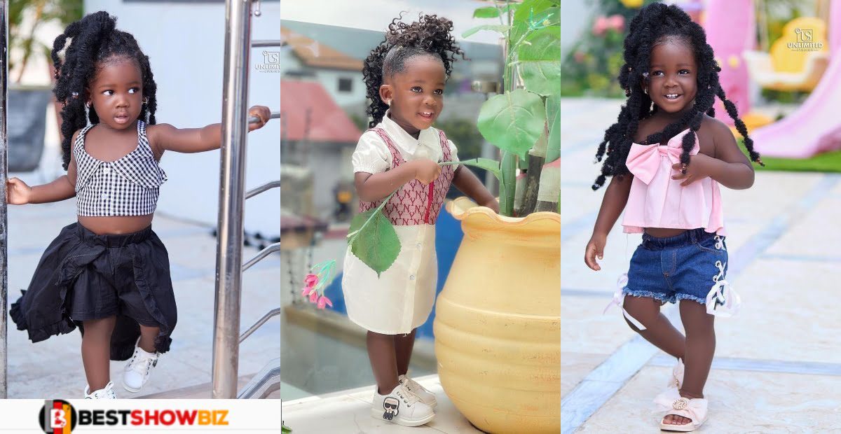 She is now a big girl; Tracey Boakye’s Daughter, Nana Akua Nhyira looks beautiful in new photos