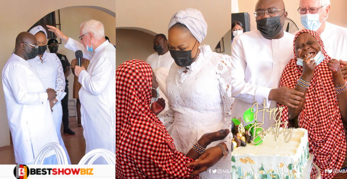 Bawumia celebrates 58th birthday with his cured leper friends - Photos