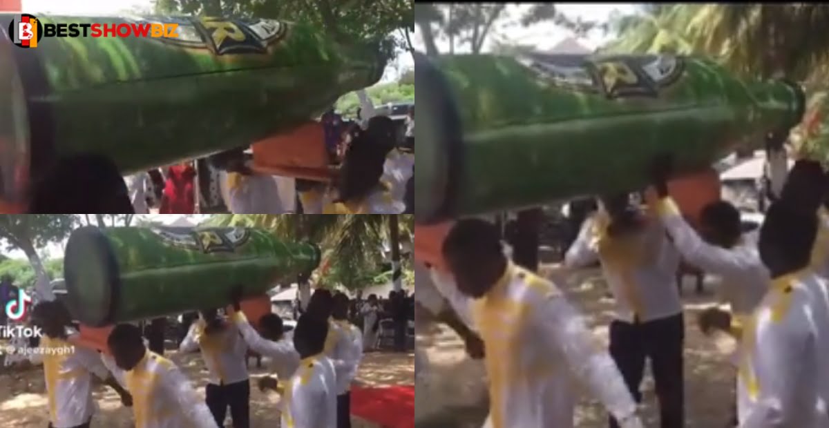 See how Social Media Users Reacted after a Man was Buried In a Star Beer Designed Coffїn