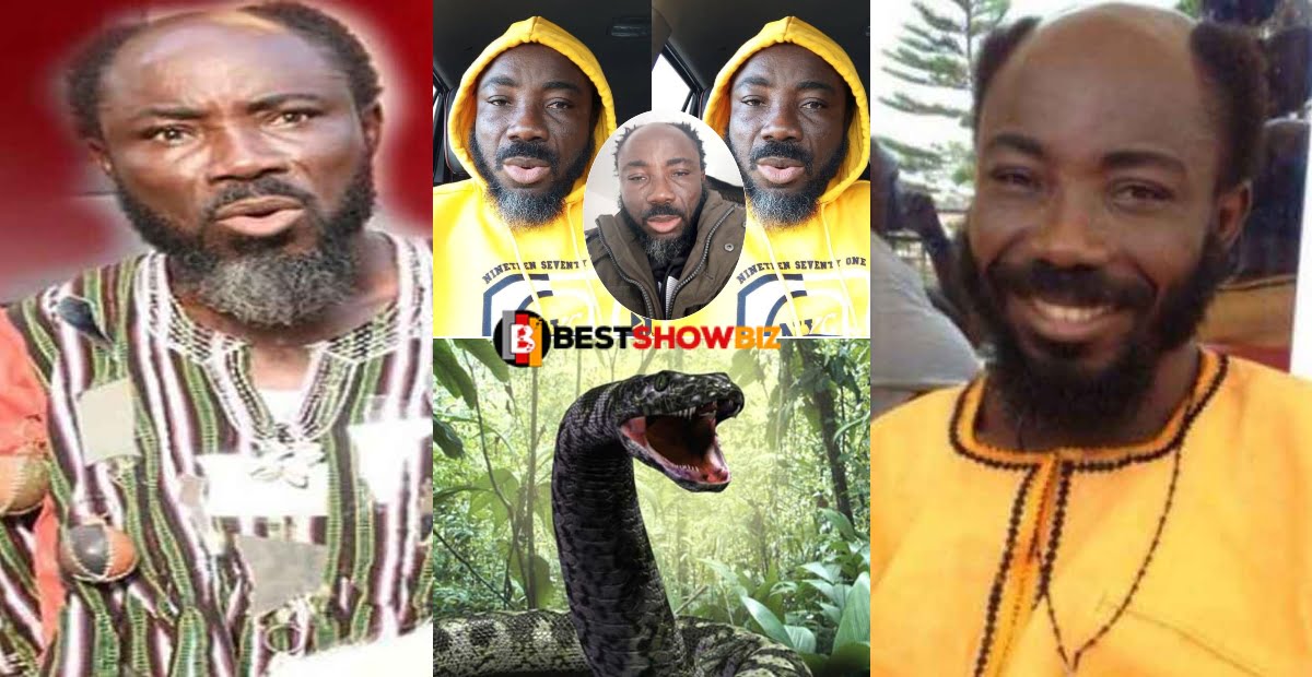 Kumawood Actor exposes Big Akwes, says he Slept With A Snake For Powers (Video)