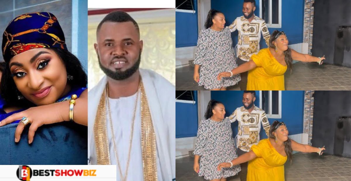Actress Ellen White gives her big ấŠs to gospel singer Ernest Opoku to grind after saying he was her crush (video)
