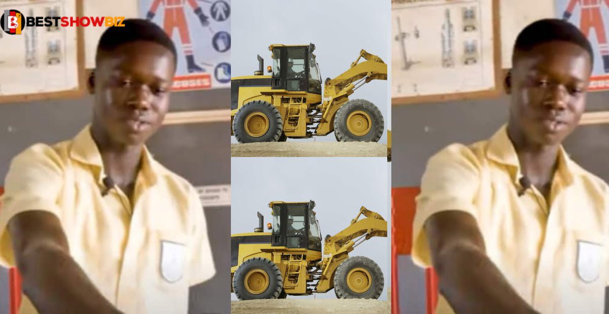 Video: Takoradi Technical Institute Student makes Africa's First Excavator that uses Water as fuel