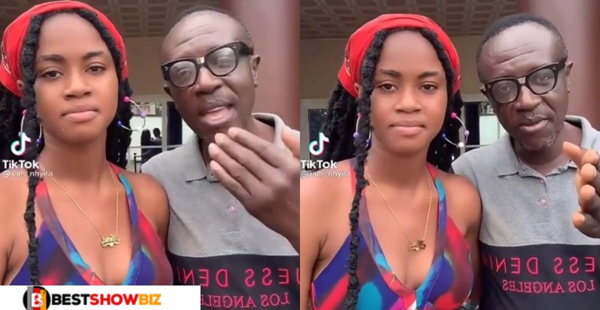 "God will punish you if you come near my daughter"- Father curses Sugar Daddies for disturbing his child (video)