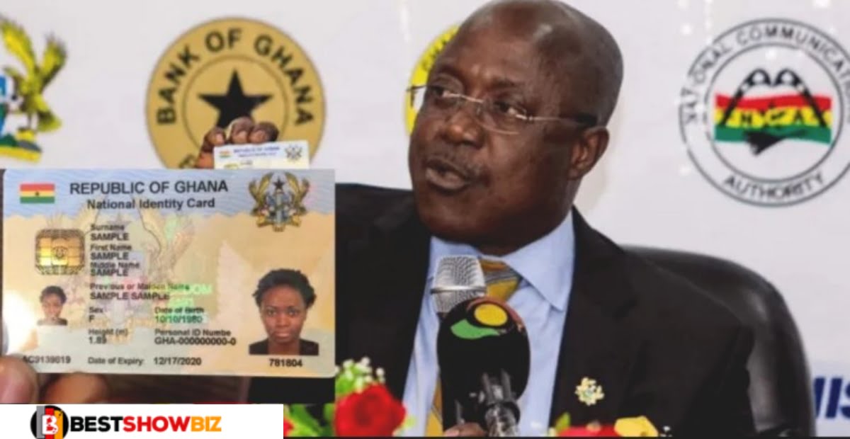 Government employees without Ghana Card will not receive salaries from December 2021
