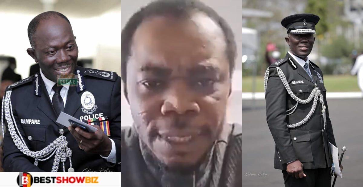 Video: 'IGP Dampare will be po!soned to death on Christmas' - Ghanaian prophet reveals