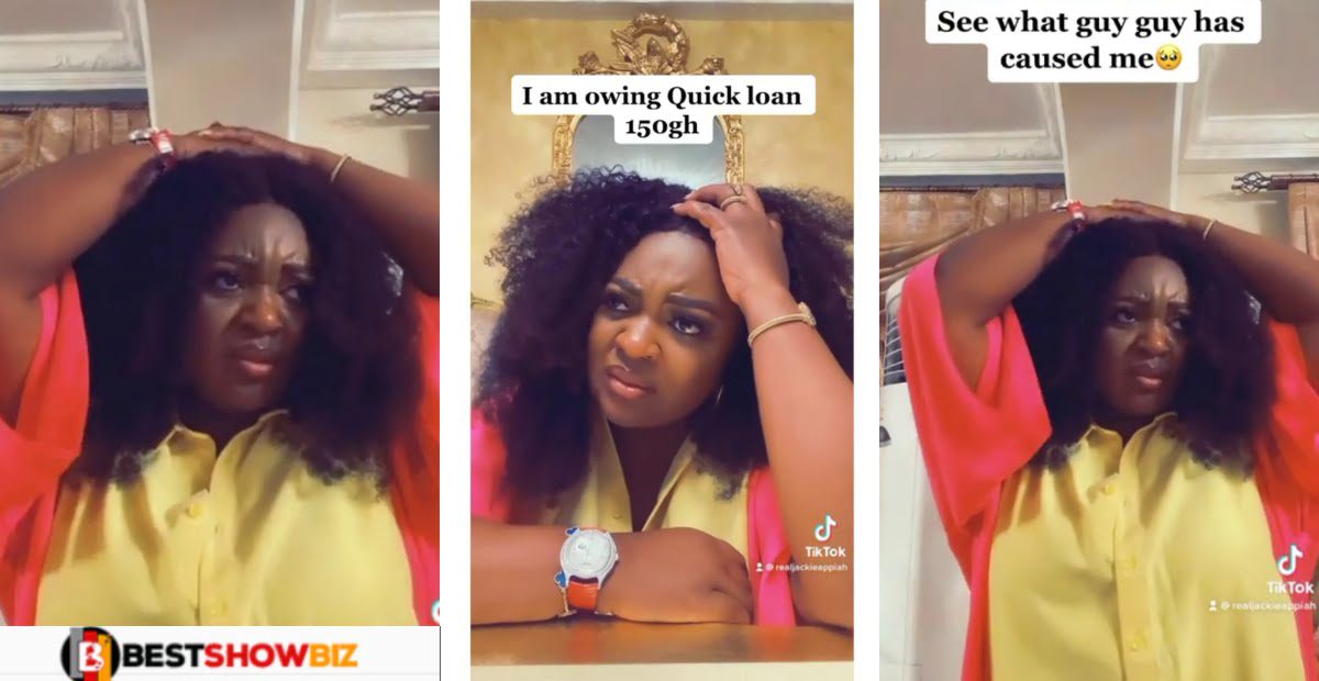 "I pledged $5000 at church but i owe MTN loan Ghc 150"- Jackie Appiah hilariously reveals (video)
