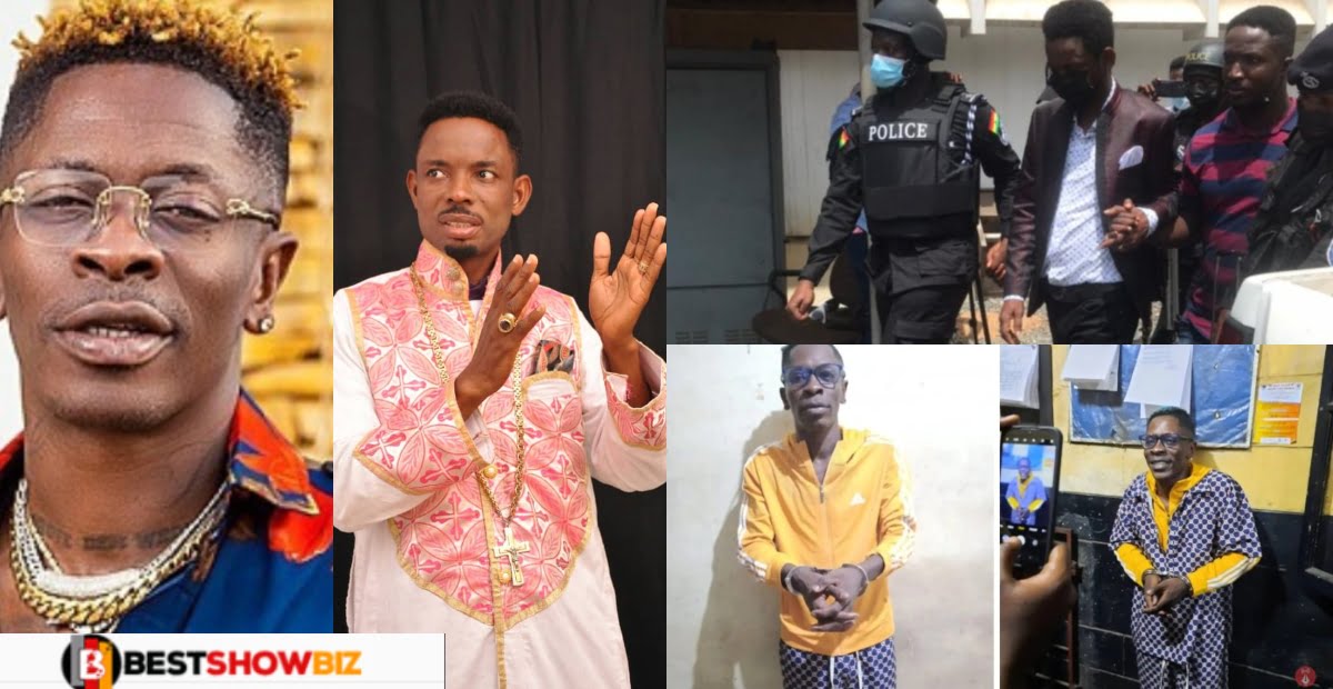 Prophet Jesus Ahuofe reveals what Shatta Wale told him when they were in the Police van