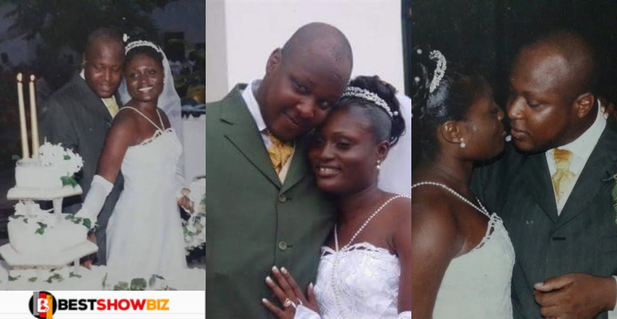 See Throwback Wedding Photos Of Popular Presenter Kwame Sefa Kayi And His Wife